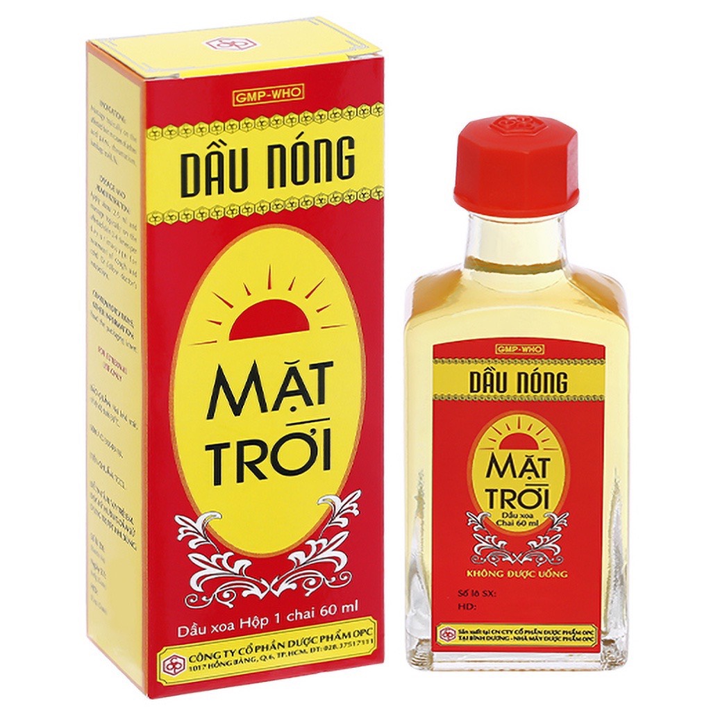 Dầu nóng mặt trời OPC - 60ml