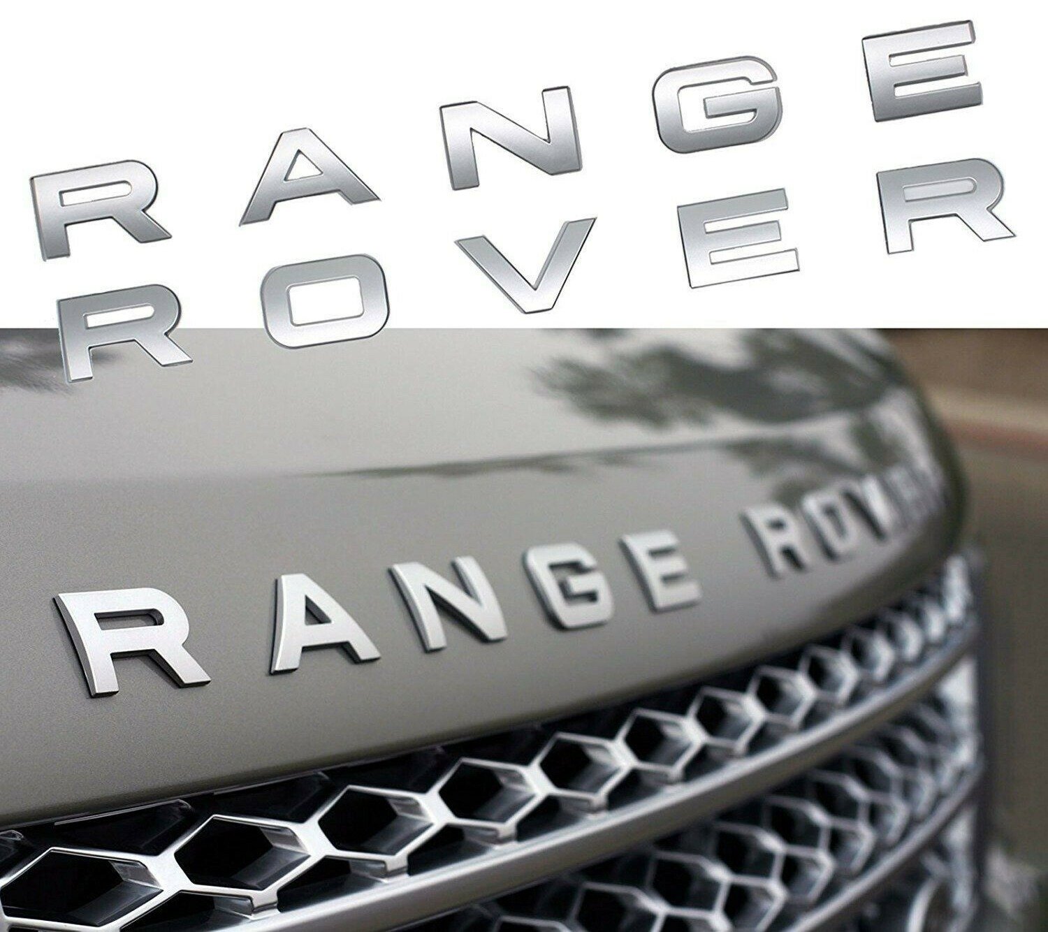 Tem Logo Chữ Nổi RANGE ROVER Dán Trang Trí Xe