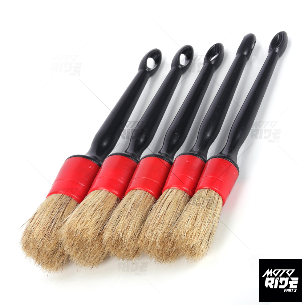 Bộ 5 cây cọ rửa xe lông heo trắng