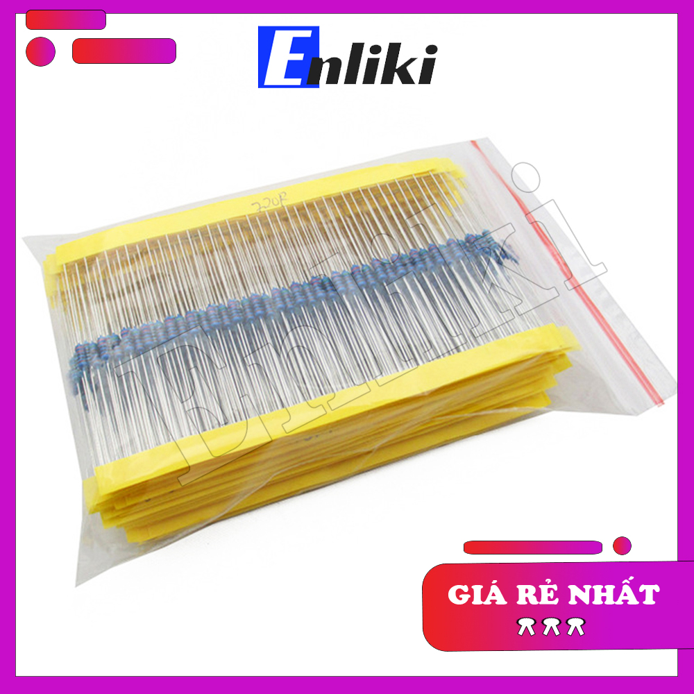 Điện Trở (Gói 100 Chiếc) 820K 1/4W 1%