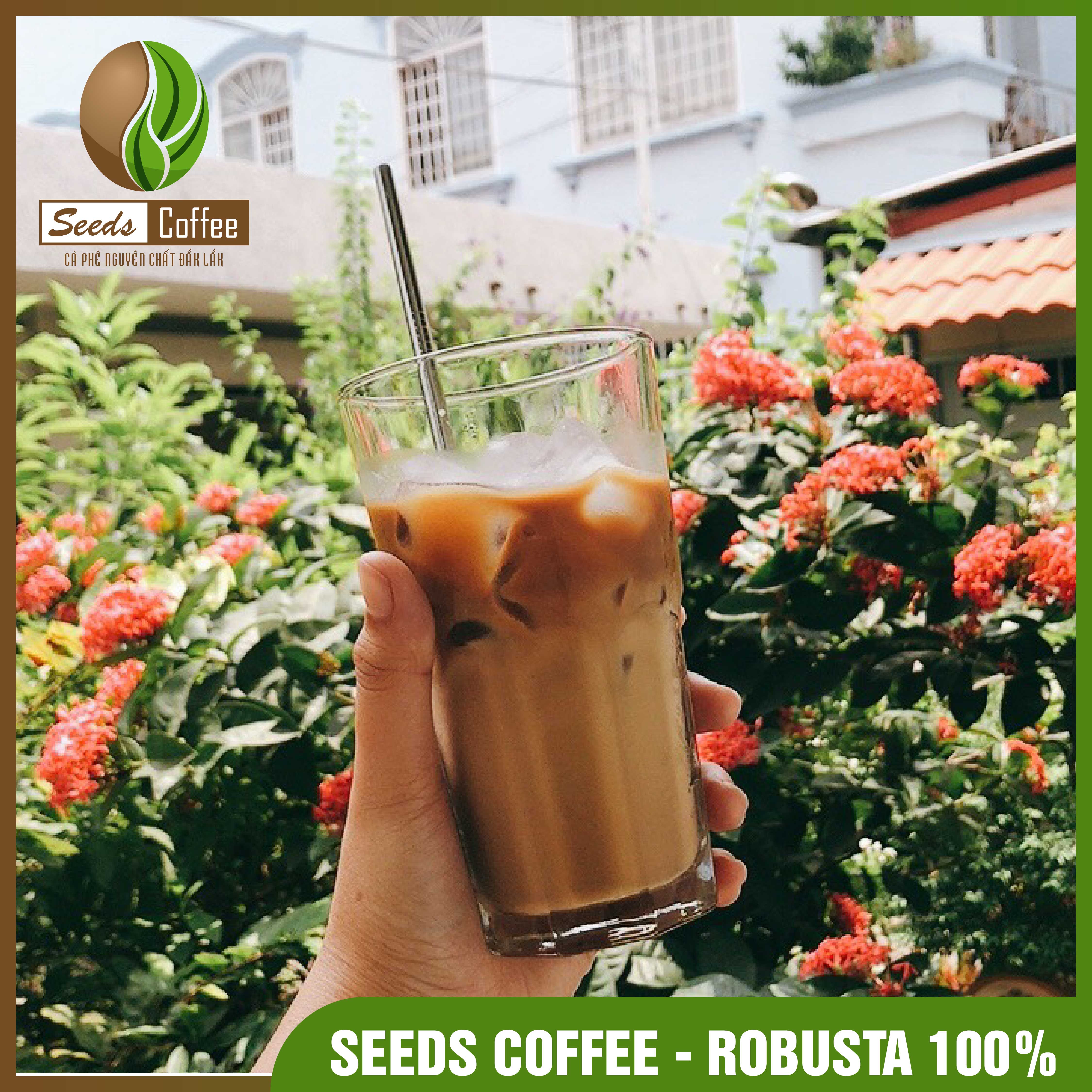Cà phê rang xay nguyên chất Đắk Lắk Robusta