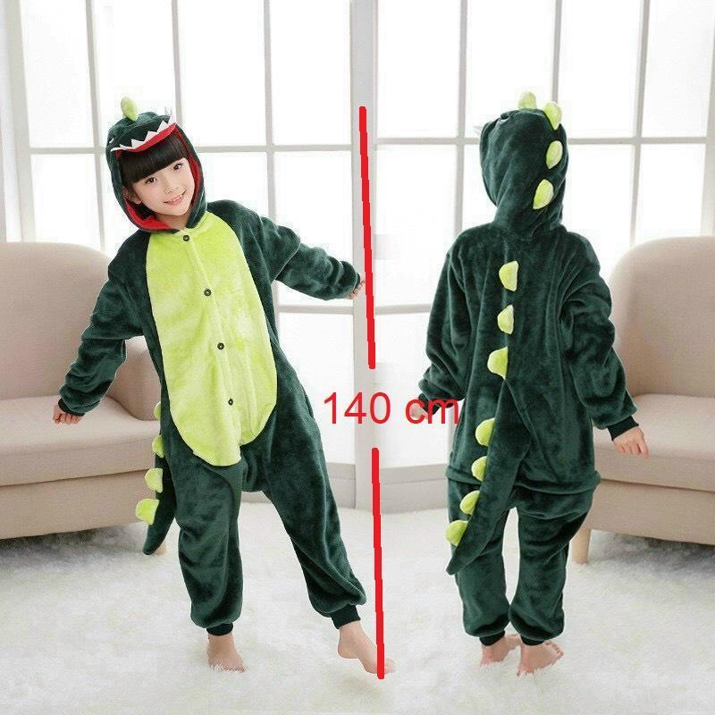 Bộ bông khủng long xanh cho bé yêu