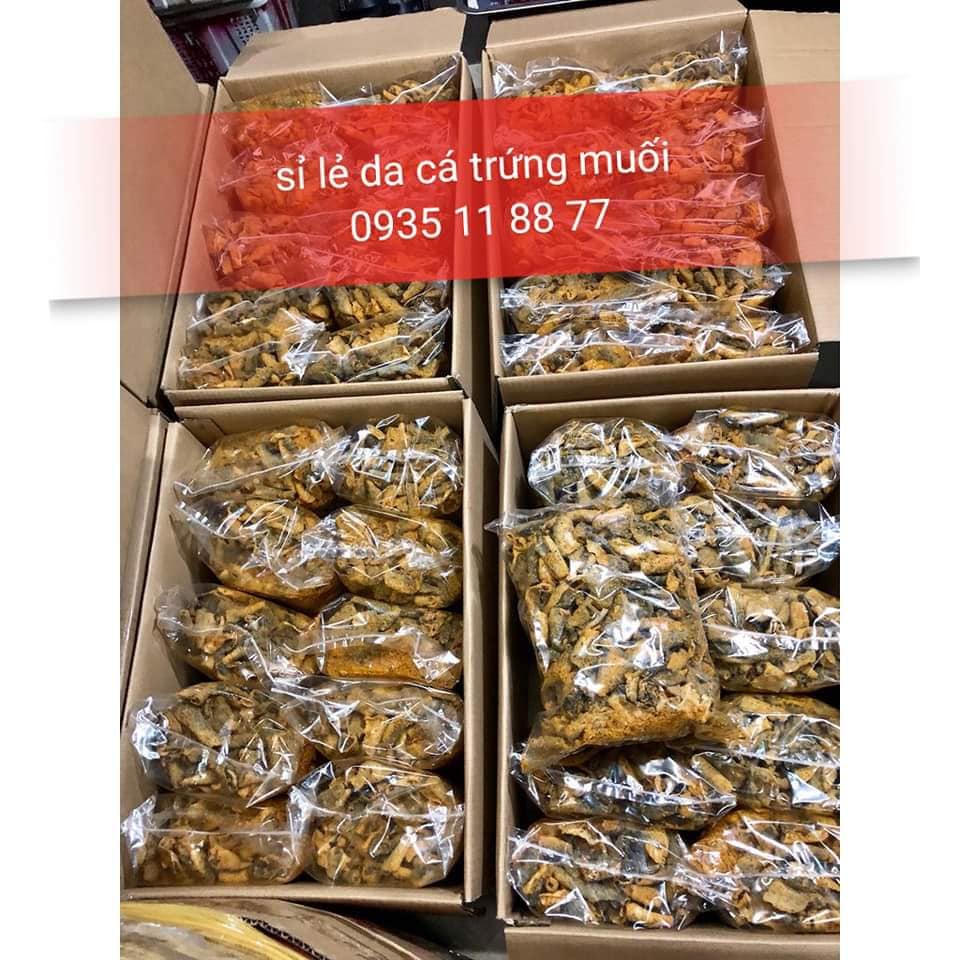 [HCM]Da cá trứng muối [ hàng ngon xuất khẩu] 1kg