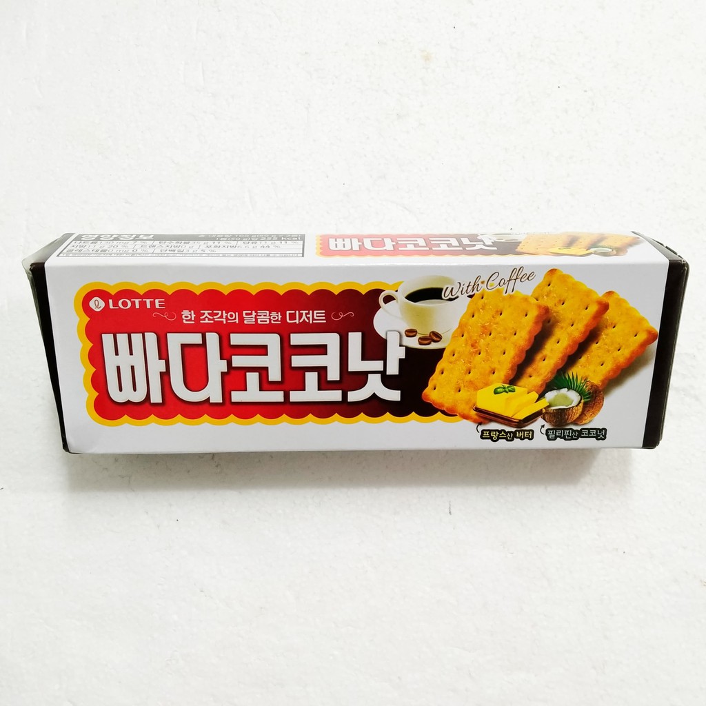 Bánh Bích Quy Lotte Bơ Dừa