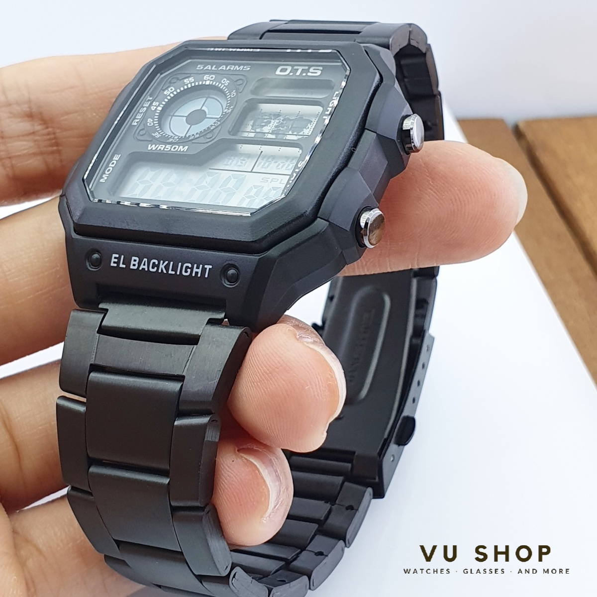 O.T.S Men's Watch 3188G- Multifunction