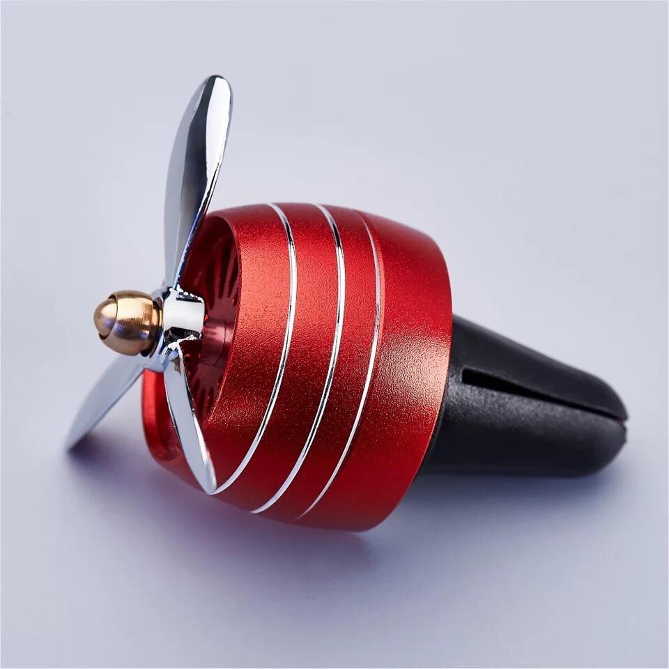 [HCM]Quạt sáp thơm cài cửa gió điều hoà có đèn led loại 3 cánh (màu ngẫu nhiên)