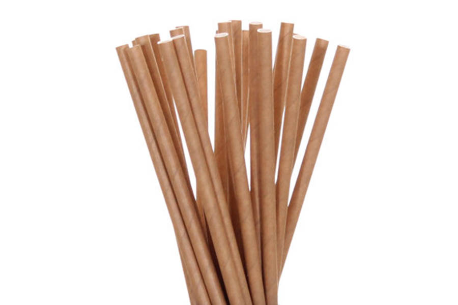 [MUA LẺ - GIÁ SỈ] TÚI 500 ỐNG HÚT GIẤY NÂU CAO CẤP PHI 6 x 197mm