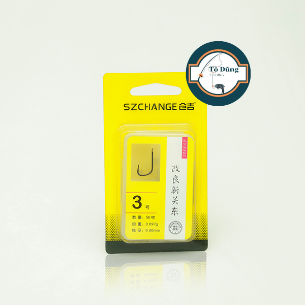 Lưỡi SZCHANGE không ngạnh màu đen (lưỡi chép)