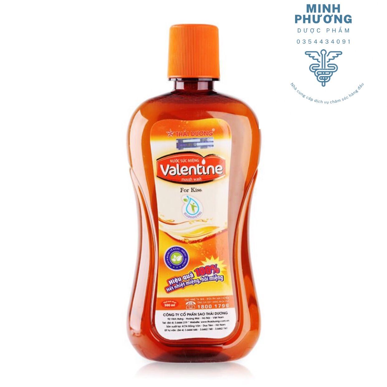 Nước súc miệng thái dương 500ml chai lớn