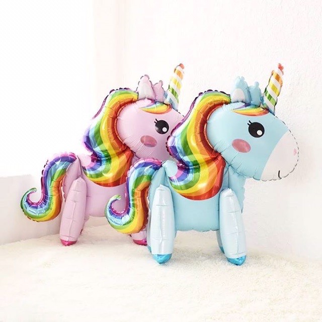 Bóng ngựa Pony 4D trang trí tiệc cho bé
