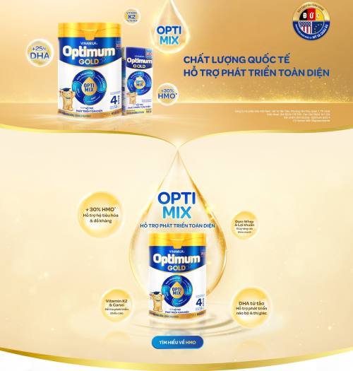 Sữa Optimum Gold 3 optimix 850g (Dành cho trẻ 1_2 tuổi) HSD 2026