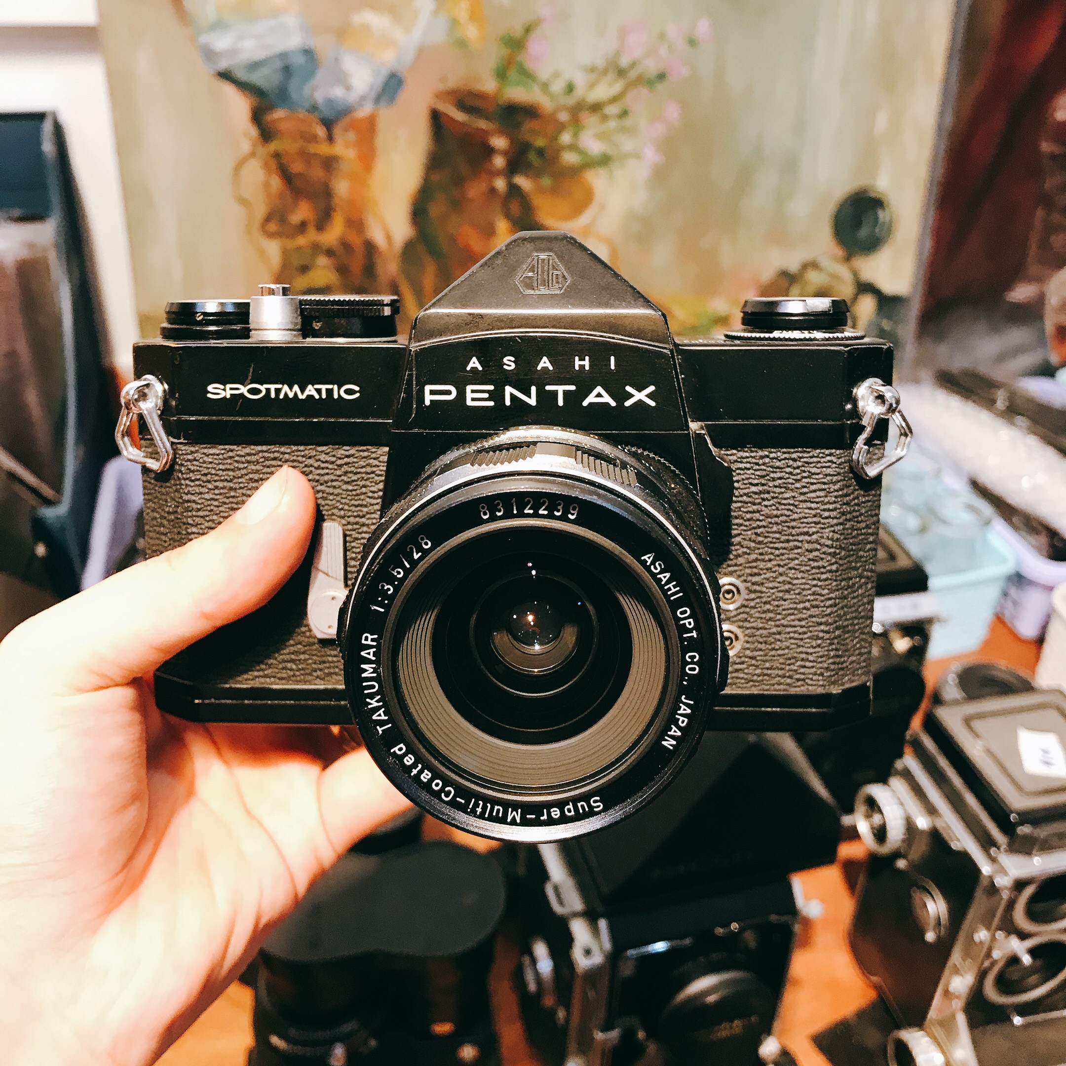 Máy ảnh film Pentax Spotmatic & Lens Takumar
