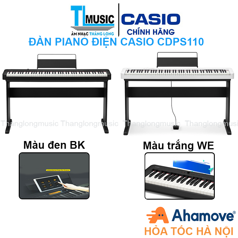 Chính hãng Đàn Piano Điện Tử 88 Phím Casio CDPS110 - Casio Digital Piano CDP-S110 ( Phiên Bản Thay Thế CDPS100 ) - Thăng Long Music