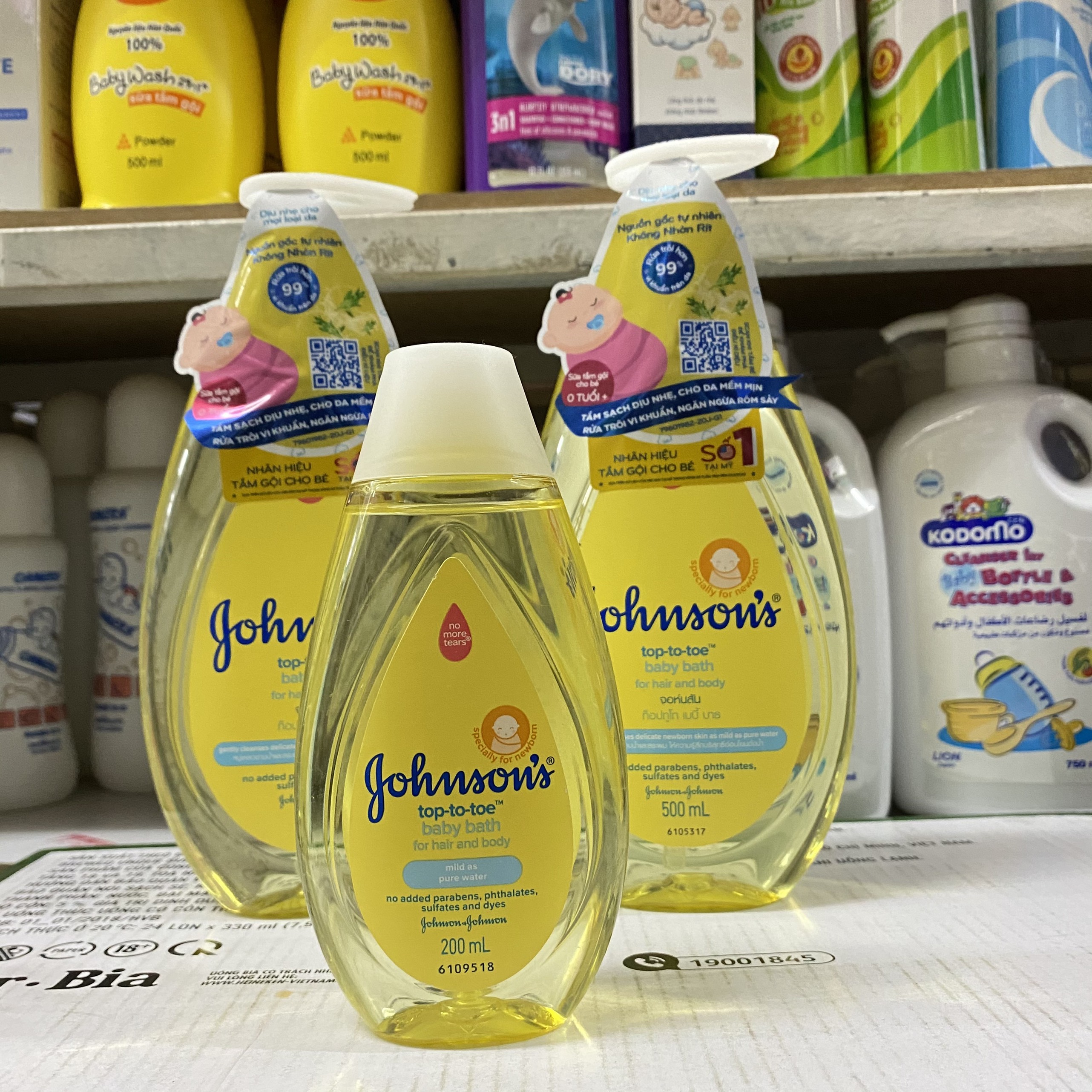 [Mẫu mới] SỮA TẮM GỘI JOHNSONS BABY 500ML/200ML