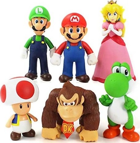 Mô hình nhân vật trong game Supper Mario