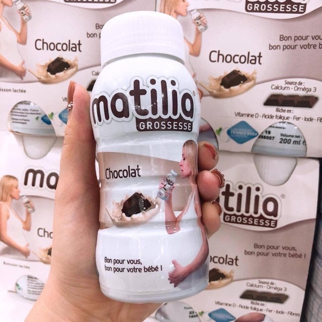 Sữa Bầu Matilia Pháp Đủ Vị ( 4hộp-200ml)