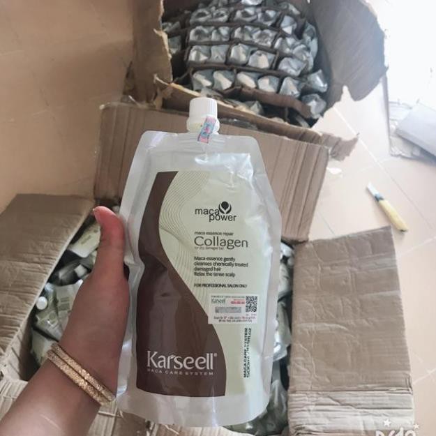 [HCM]Kem Hấp Ủ Tóc Karseell Maca Siêu Suôn Mềm Mượt 500ML