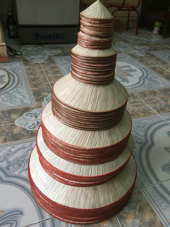 Dây nón lá trang trí đẹp