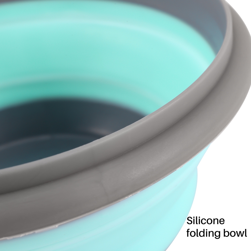 3Pcs/Set Bowl Sets Silicone Folding Lunch Box Folding Bowl Portable Silicone Folding Bowl Foldable Salad Bowl with Lid