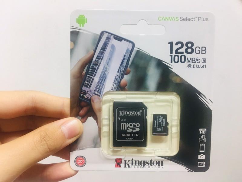 Thẻ microSDXC Kingston Canvas Select Plus 100mb - 128GB