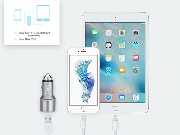 Củ Sạc Ô Tô 2USB Sạc Nhanh(Qualcomm) 3.0