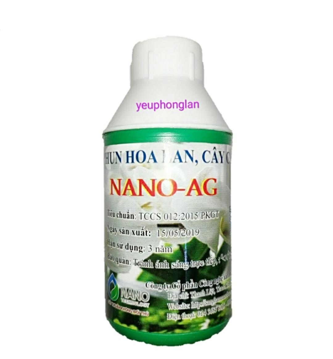 Nano Bạc 100ml diệt khuẩn, chống thối nhũn cây.