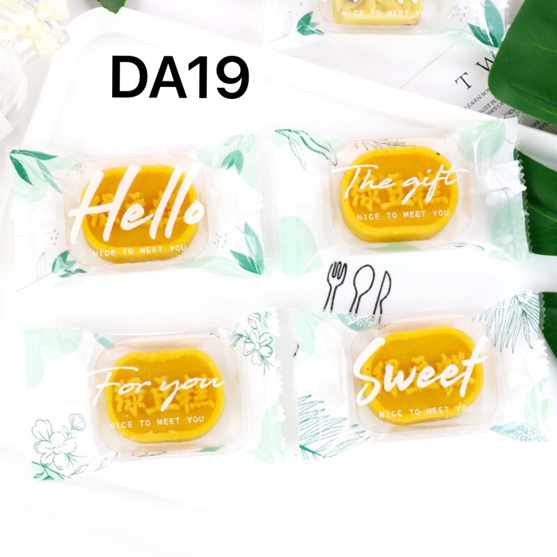 Túi đựng bánh dứa DA19 - 100c