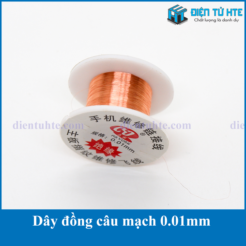 Dây đồng câu chân ic 0.01mm