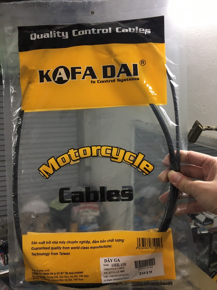 Dây ga xe máy kafadai thailand cho xe air blade kl875