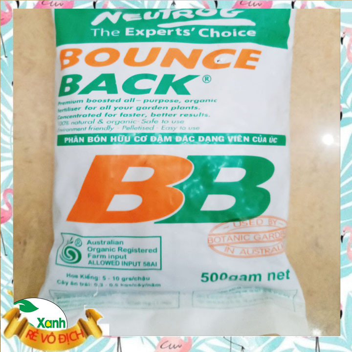 PHÂN HỮU CƠ ÚC - PHÂN HỮU CƠ BB ÚC - (TÚI 500G)