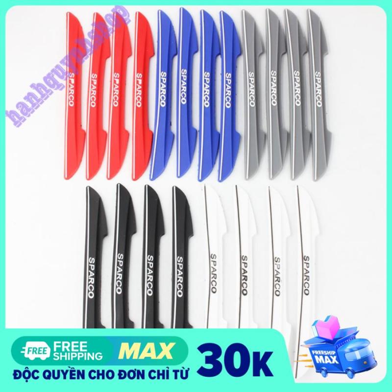 Bộ 4 Nẹp Cửa Sparco Chống Va Đập Trầy Xước Cánh Cửa Ô Tô Xe Hơi