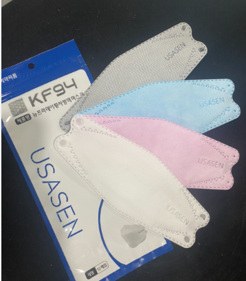Khẩu trang KF94 hàn quốc 4 màu (gói 10 cái)
