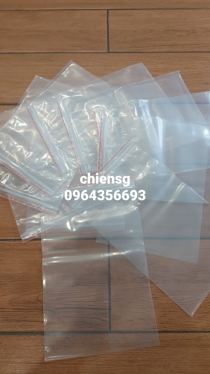size lớn 40x60 - Túi zip viền đỏ (zipper), bịch ship, bịch đựng đồ