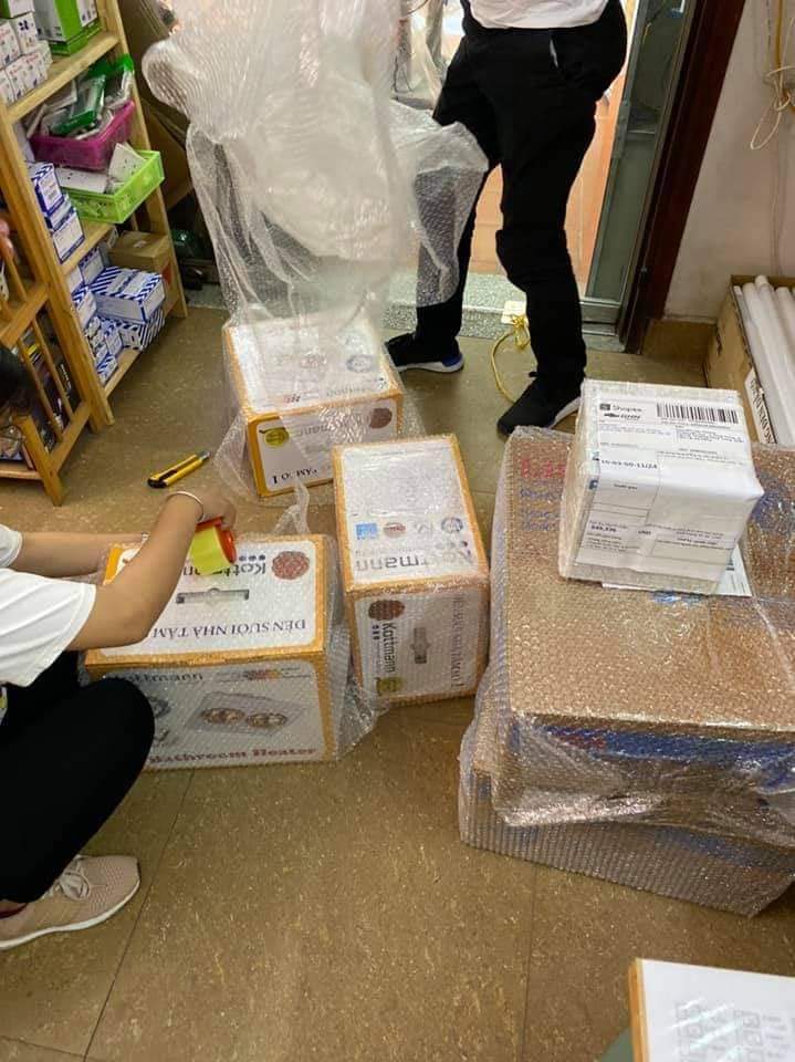 [Cam kết hàng chính hãng] đèn sưởi 2 bóng vàng KOTTMAN K2BH