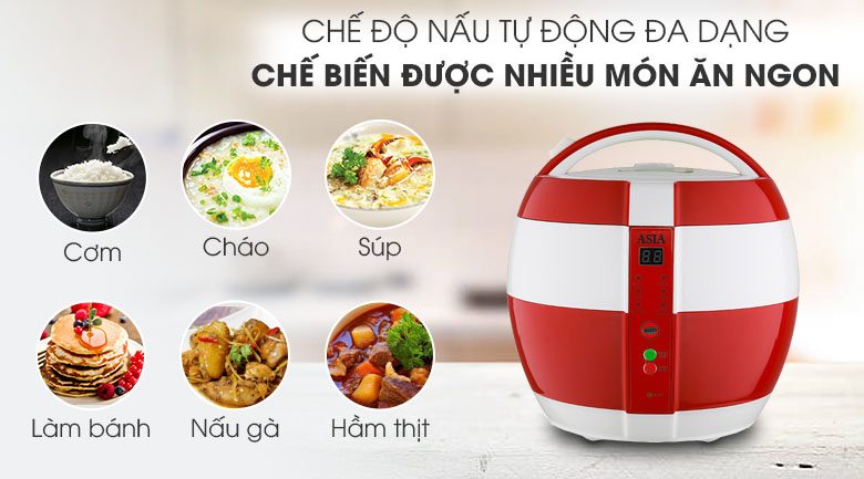 Nồi cơm điện cao cấp  ASIA 1.2L