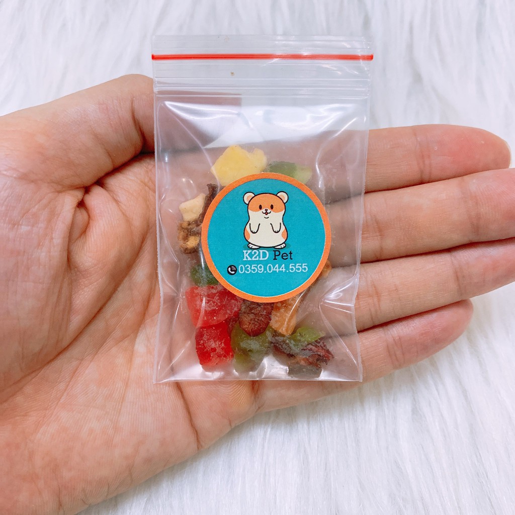 [Combo 13 loại] Thức ăn hamster dinh dưỡng thức ăn vặt hamster