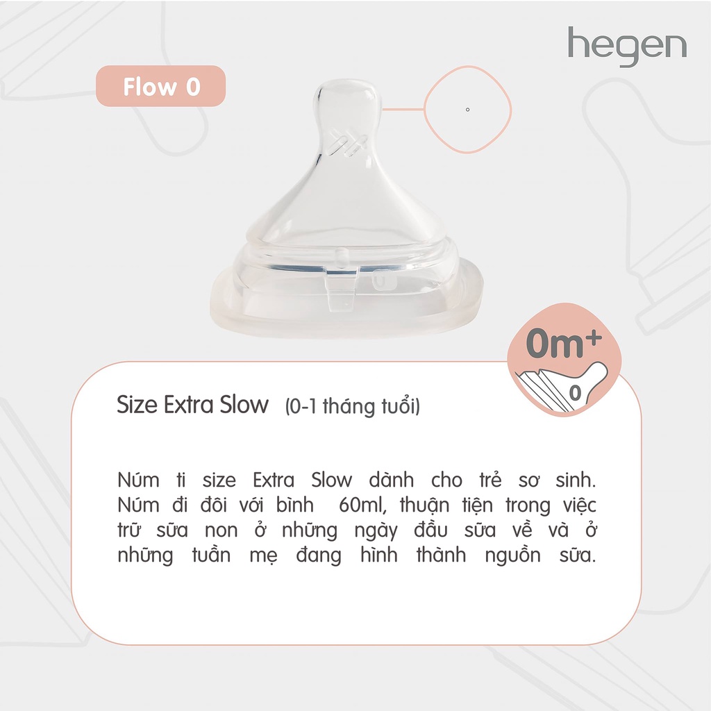 Núm ty Hegen chính hãng đủ size