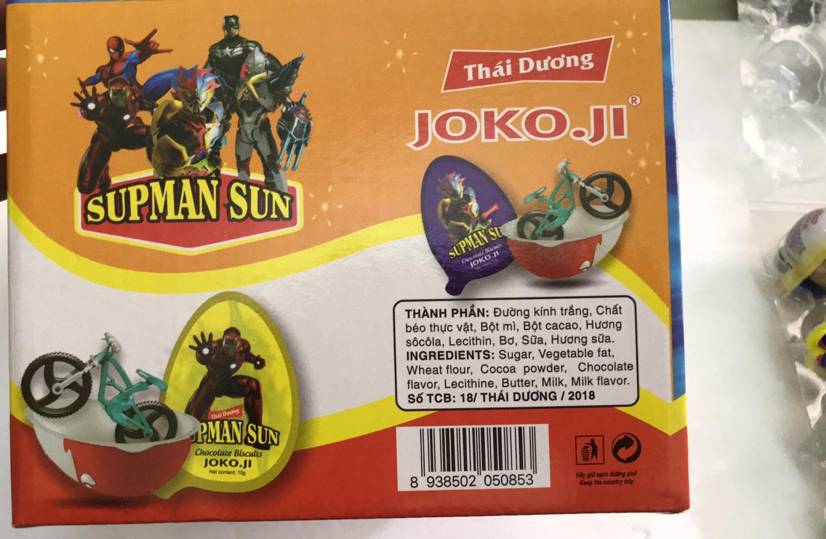 Kẹo trứng socola Avanger King 20 trứng