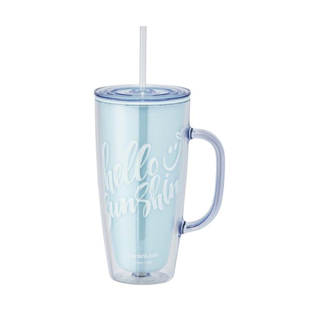 [Qùa tặng Enfa] Ly nhựa 2 lớp Lock&Lock 720ml