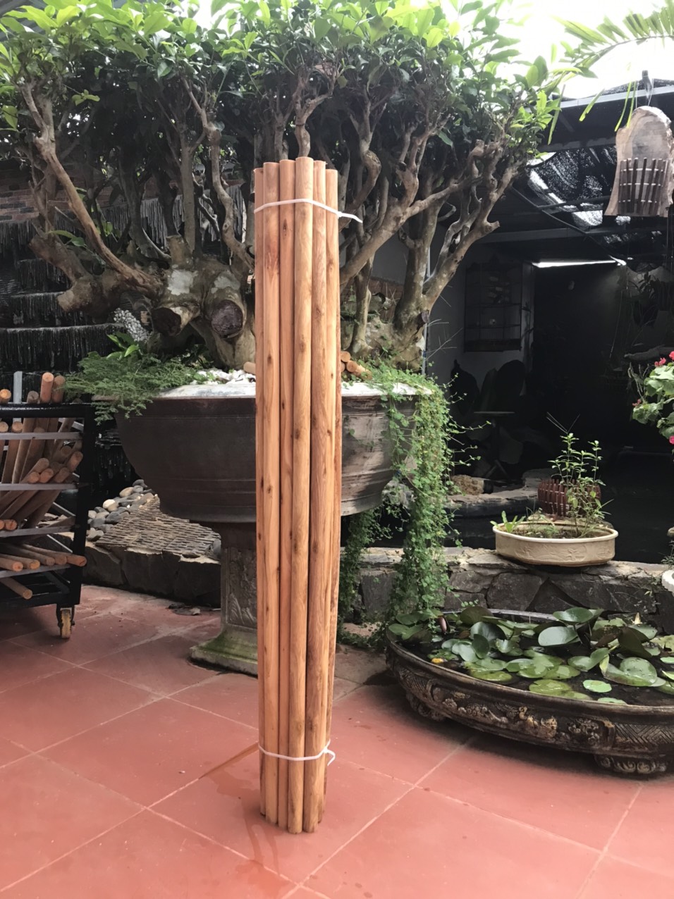 combo 2 thanh gỗ tròn 3cm X 100cm