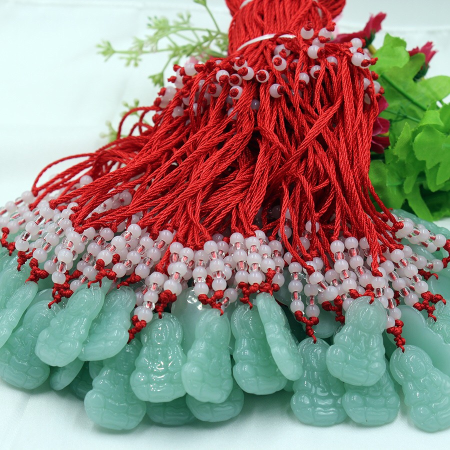 Dây Chuyền Sợi Đỏ Mặt Phật đồng điếu