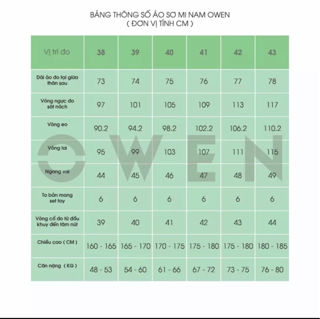 Áo sơ mi Owen cộc tay 220421