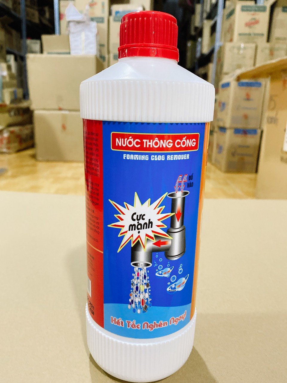 Nước thông cống Hando chai 1 lít PNS788
