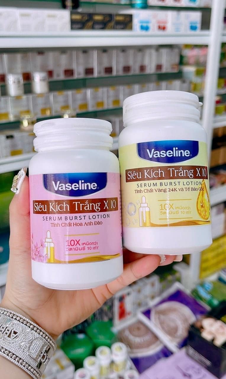 KÍCH TRẮNG VASELINE 10X