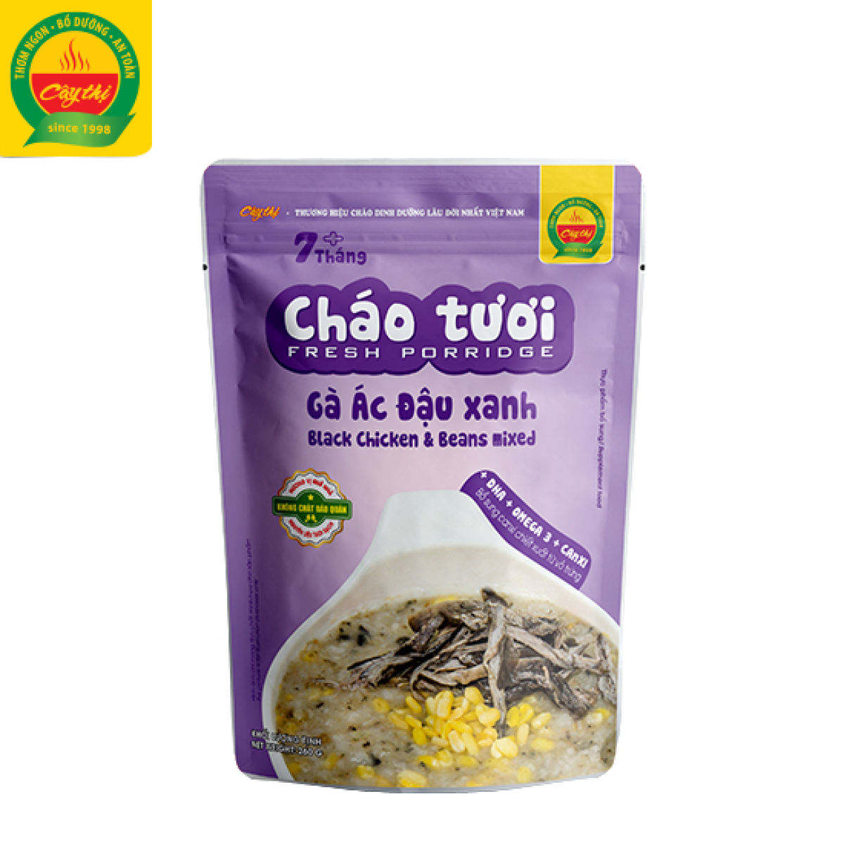 10 gói chao dinh duong cay thi