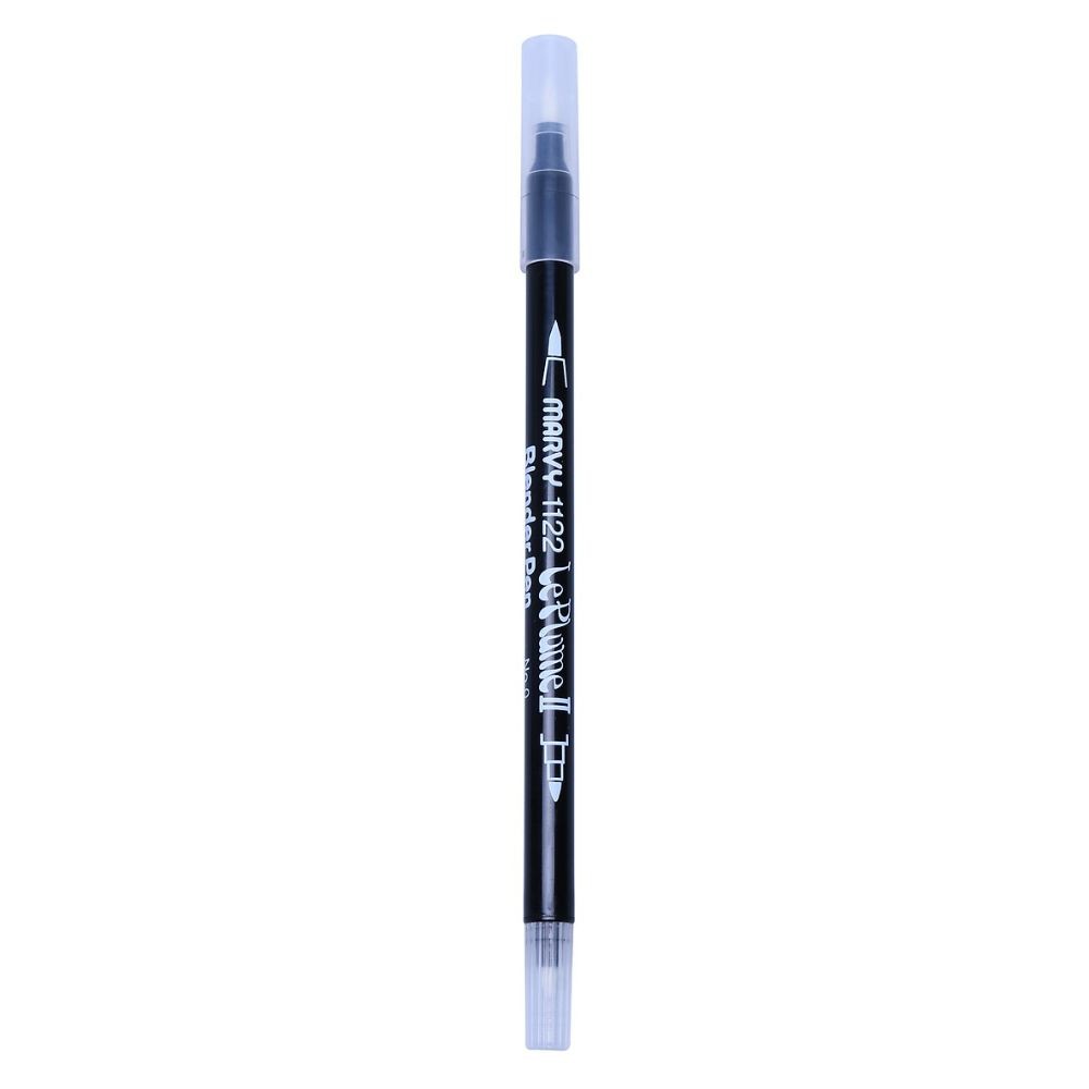 [HCM]Bút Marker Marvy Brush Leplume Màu Đen Số 01