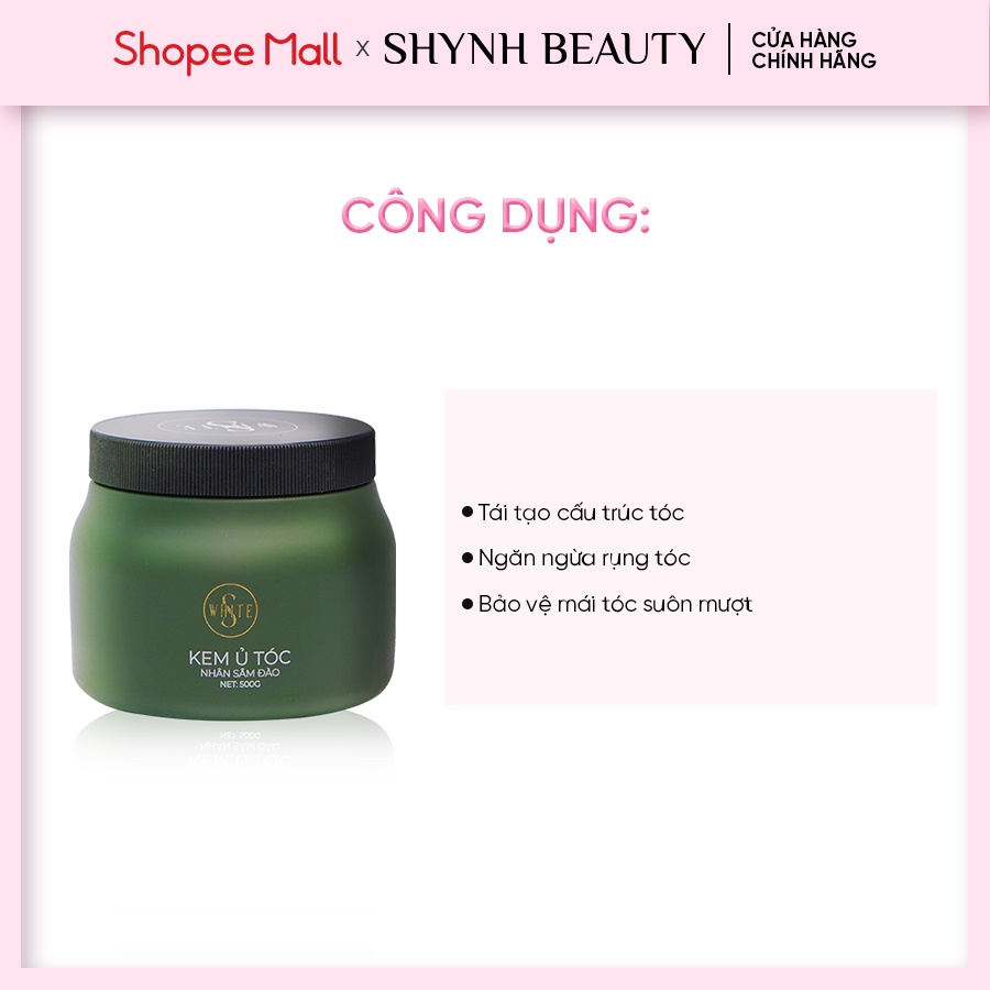Kem Ủ Tóc Nhân Sâm Đào SWhite làm tóc chắc khỏe 500g [MẪU MỚI]