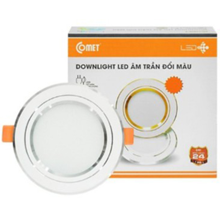 Đèn Led Âm Trần Đổi Màu Siêu Mỏng Standard Comet 9W CD03M0090G - Điện Dân Dụng.