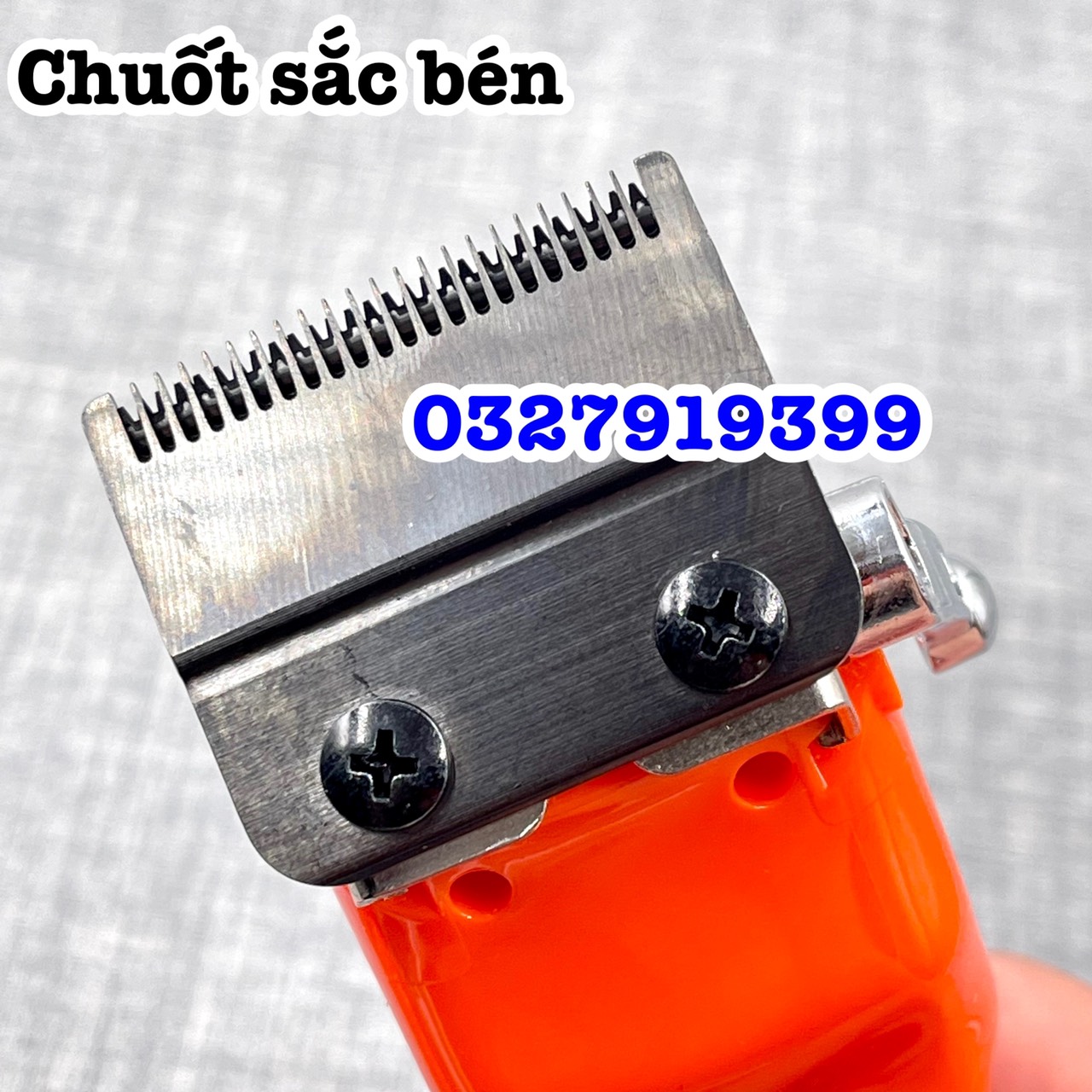 POP Tông đơ cắt tóc từ tính POP S33 công suất 10W màu cam động cơ từ tính tốc độ 10000 vòng/phút pin lithium-ion 2500mAh thời gian sử dụng 180 phút