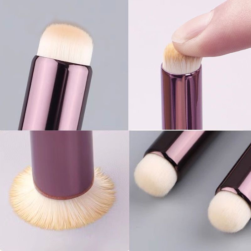 Cọ tán son môi / cọ trang điểm đầu tròn mini tiện lợi